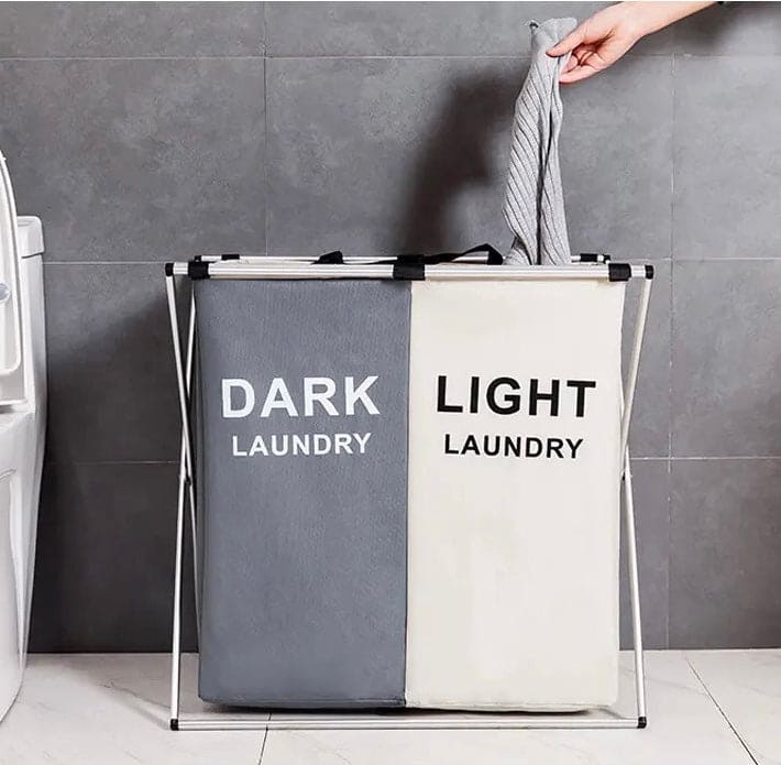 2/3 Grid Laundry Basket With Stand, Foldable Dirty Clothes Storage Hamper, Waterproof Home Laundry Basket, X Shape Foldable Dirty Laundry Basket, Collapsible Laundry Storage Organizer, Oxford Fabric Clothes Laundry Bag 2/3 Grid Laundry Basket With Stand, Foldable Dirty Clothes Storage Hamper, Waterproof Home Laundry Basket, X Shape Foldable Dirty Laundry Basket, Collapsible Laundry Storage Organizer, Oxford Fabric Clothes Laundry Bag